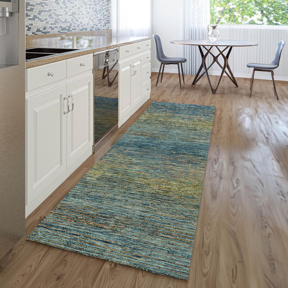 Dalyn Rug Company Trevi 2&#39;3&quot; x 7&#39;6&quot; Denim Runner, , large