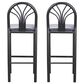Linon Home Decor Thayer Bar Stool in Black (Set of 2), , large