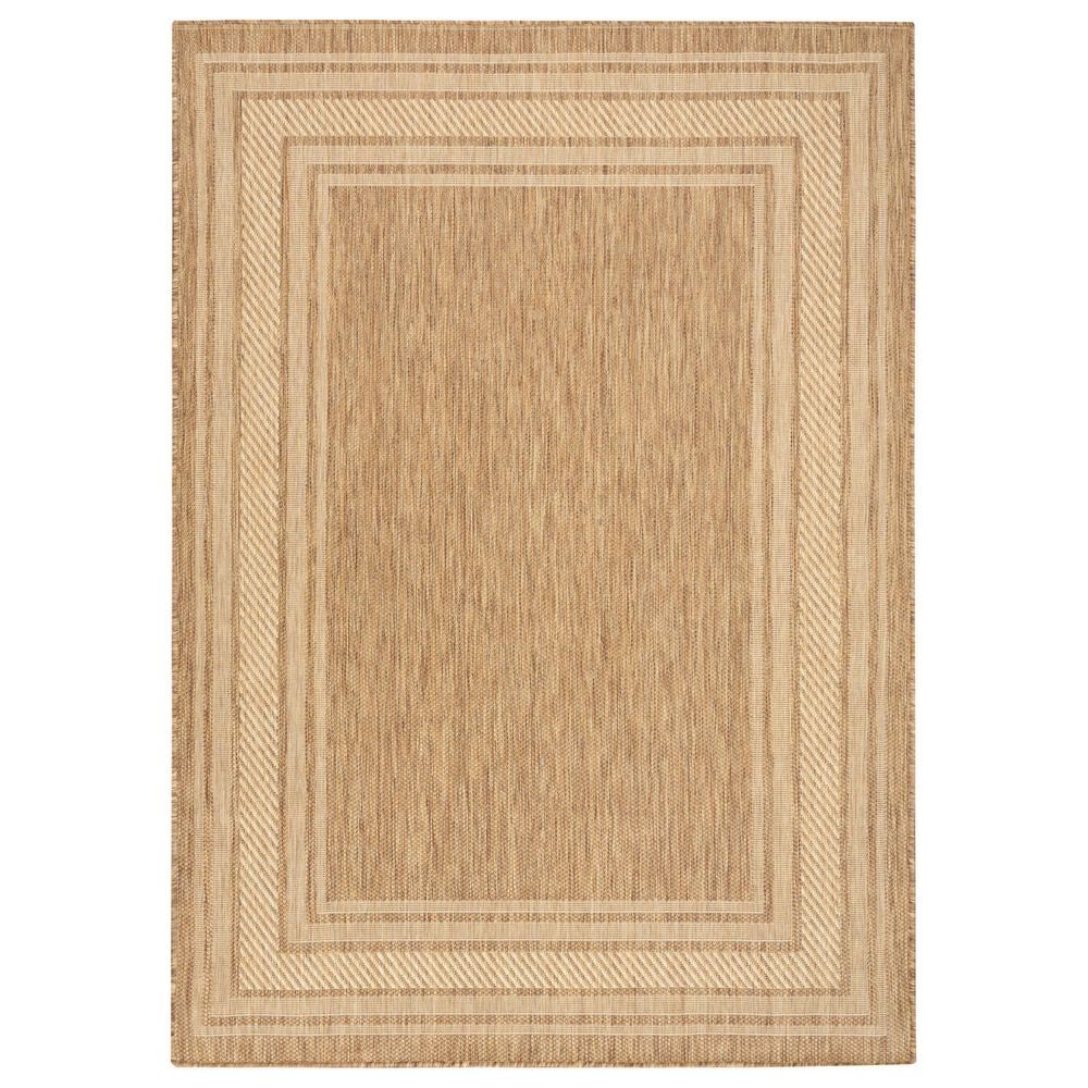 Nourison Horizon HOZ03 Natural 5&#39; x 7&#39; Indoor/Outdoor Area Rug, , large