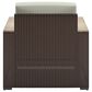 Homestyles Palm Springs 4-Piece Patio Loveseat Set in Brown, , large