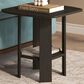 HOMLUX 1-Shelf End Table in Espresso, , large