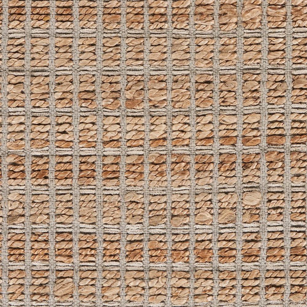 L&R Resources Natural Fiber Geometric Gray 7"9" x 9"9" Area Rug, , large