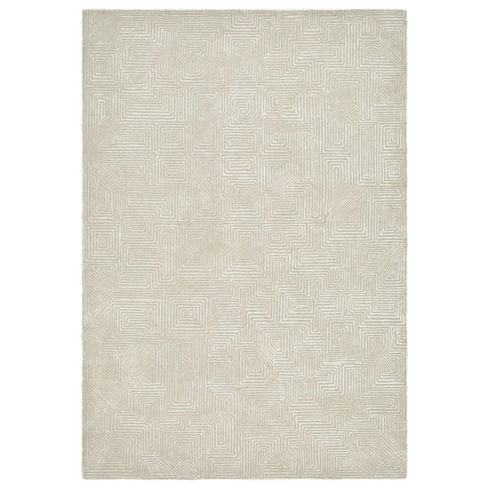 Surya Addison 2" x 3" Light Gray and Cream Area Rug, , large