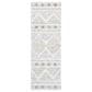 Safavieh Micro-Loop 2"3" x 7" Ivory and Grey Runner, , large