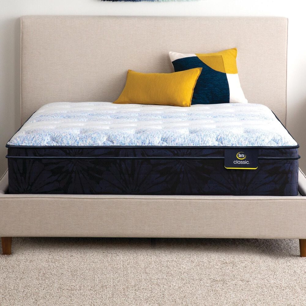 Serta Dorian Plush Euro Top California King Mattress, , large