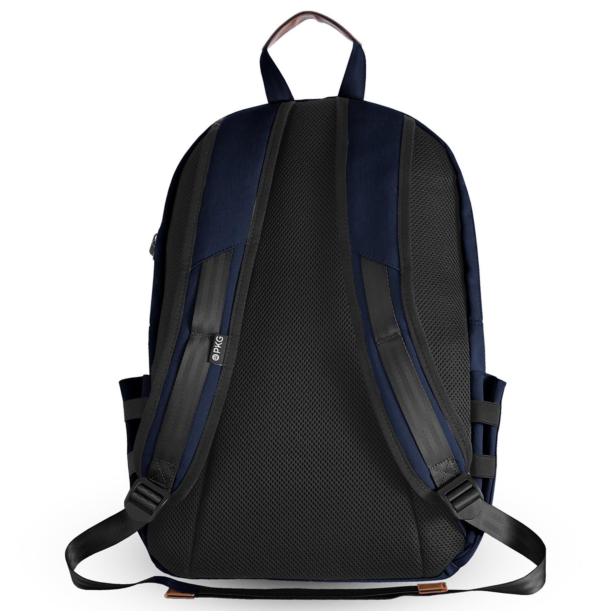 PKG Carry Goods Granville 22L Recycled Backpack in Navy and White
