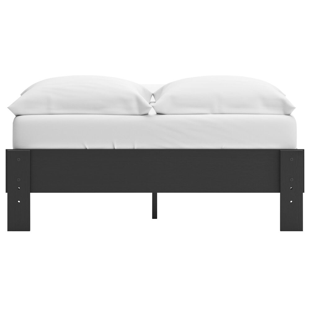 Ashley Socalle Full Platform Bed in Matte Black, , large