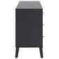 Ashley Charlang 6 Drawer Dresser in Matte Black and Beige, , large