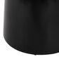 Hearth and Haven Large Patio End Table with Circular Design in Black, , large