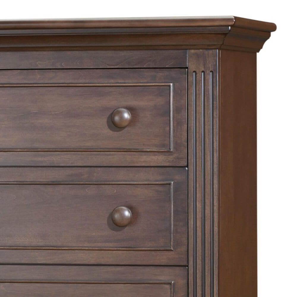Sorelle Furniture Providence 5-Drawer Chest in Chocolate, , large