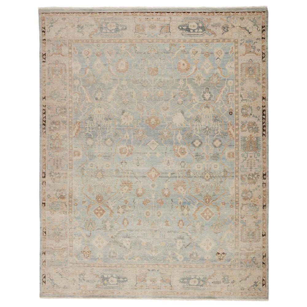 Jaipur Someplace In Time Resonant 6" x 9" Sky Gray Area Rug, , large