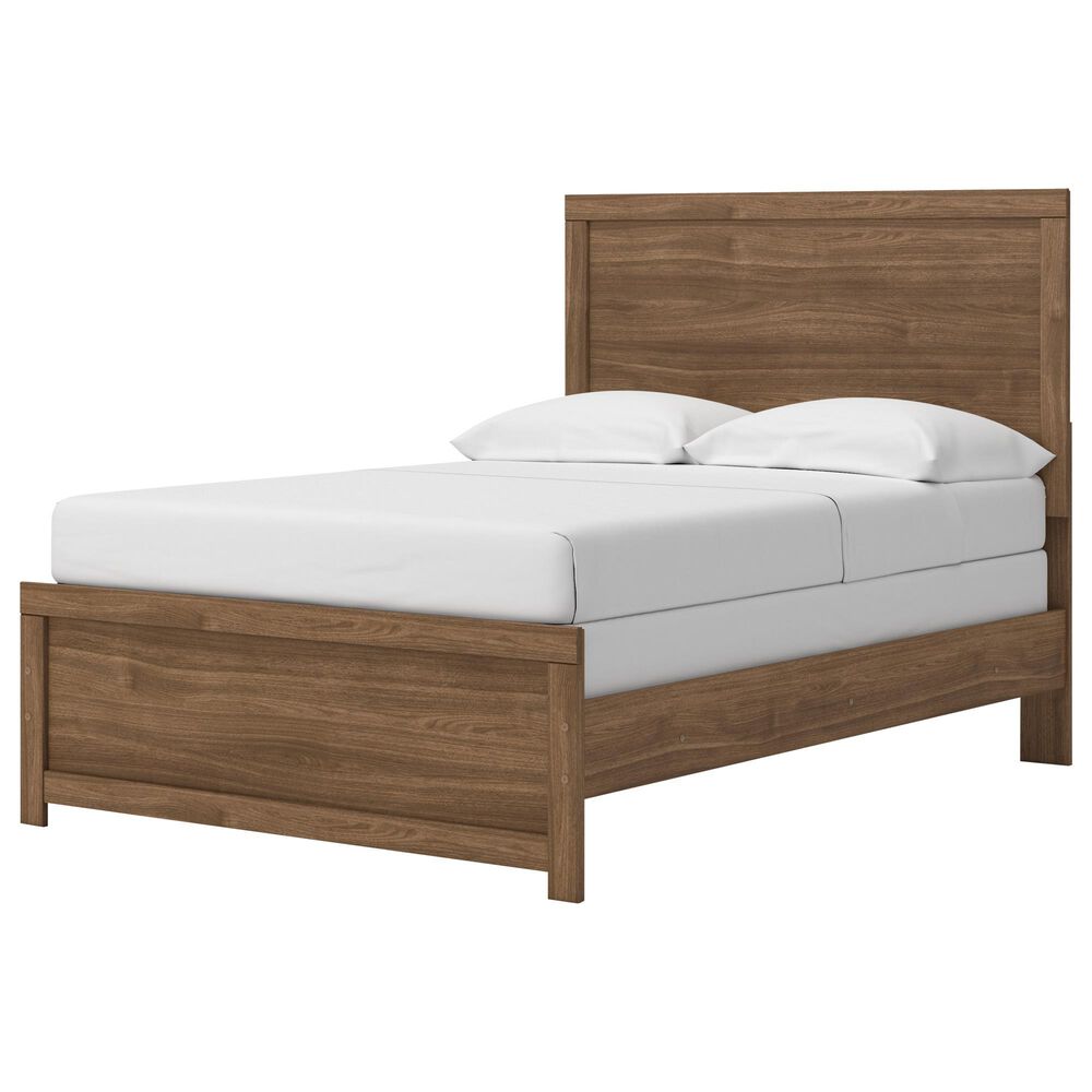 Ashley Broachmyn Full Bed with Nightstand in Warm Auburn, , large