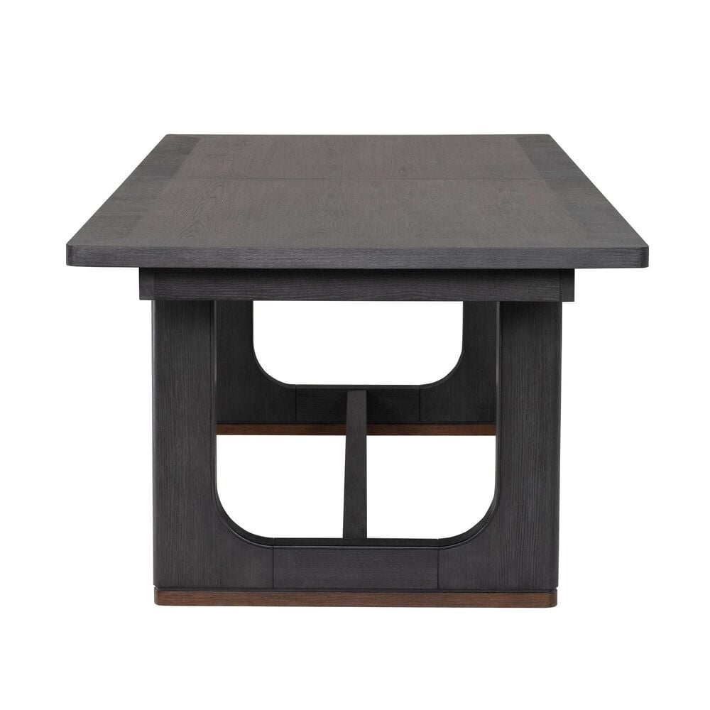 Flexsteel Waterfall Rectangular Dining Table in Ebony - Table Only, , large