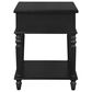 Linon Home Decor Mcghie Side Table in Matte Black, , large