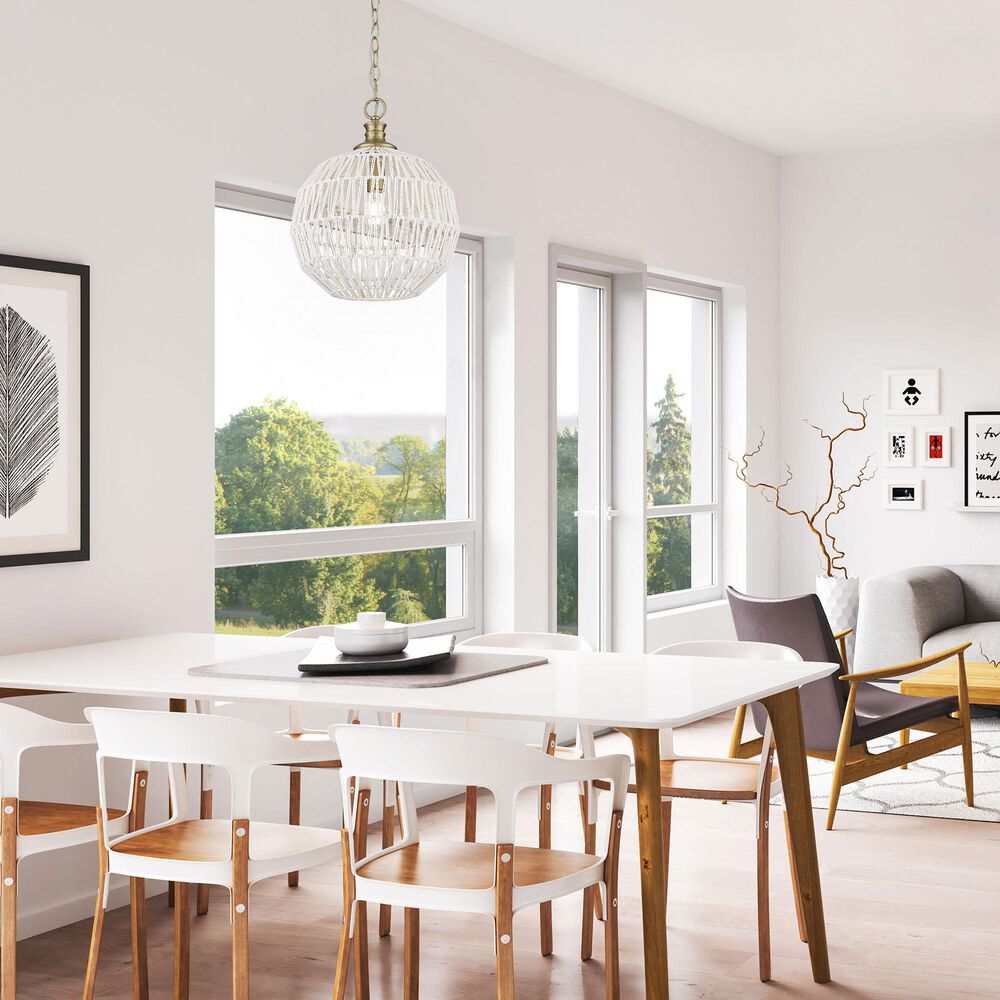 Golden Lighting Florence 1-Light Pendant in Brushed Champagne Bronze, , large