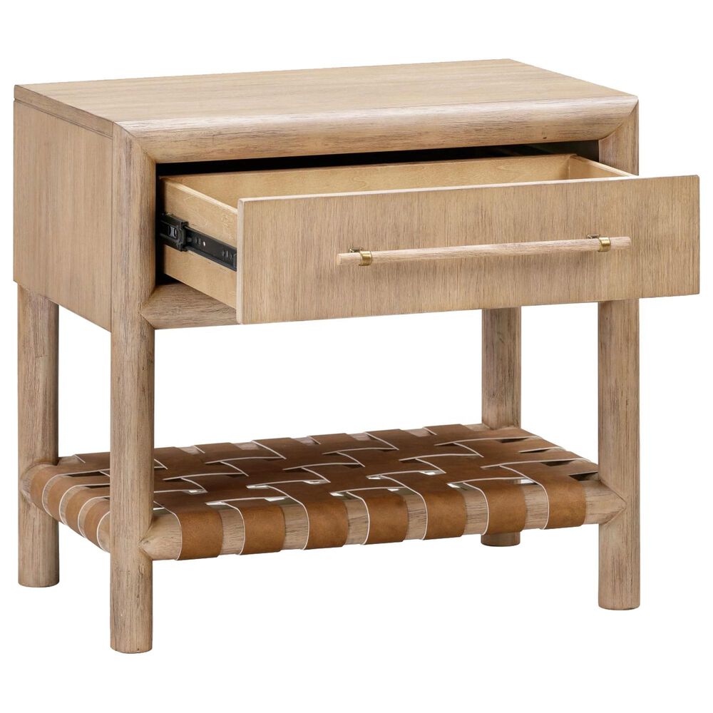 Urban Home Dorsey Queen Platform Bed with Two Nightstand in Granola, , large