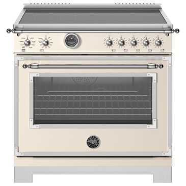 Bertazzoni Heritage 5.7 Cu. Ft. Freestanding Electric Range in Avorio, , large