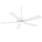 Minka-Aire Contractor Plus 52" LED Ceiling Fan in White, , large