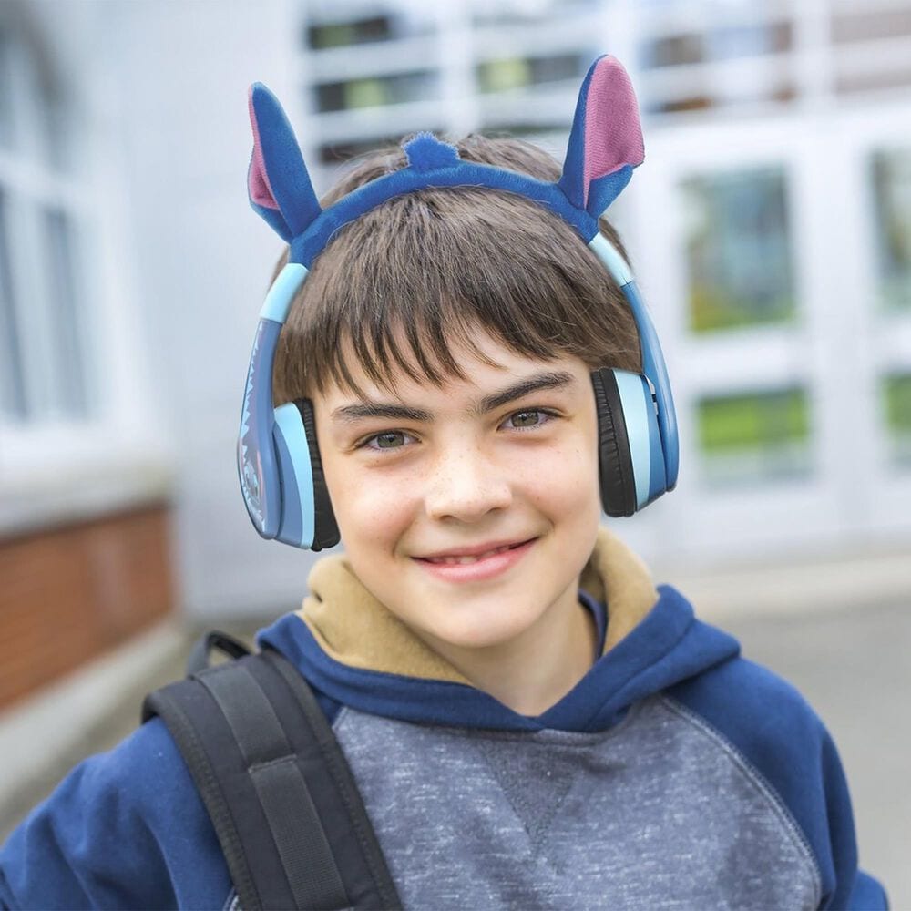 KIDdesigns Disney Stitch Bluetooth Kid Headphone in Blue, , large