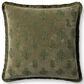 Loloi Darla 18" Square Throw Pillow in Olive, , large