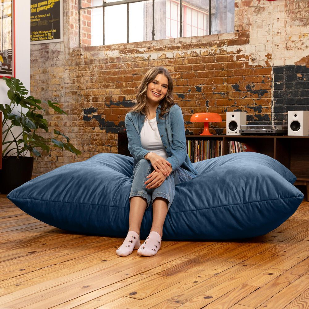 Jaxx 5.5&#39; Pillow Bean Bag Pillow in Navy, , large