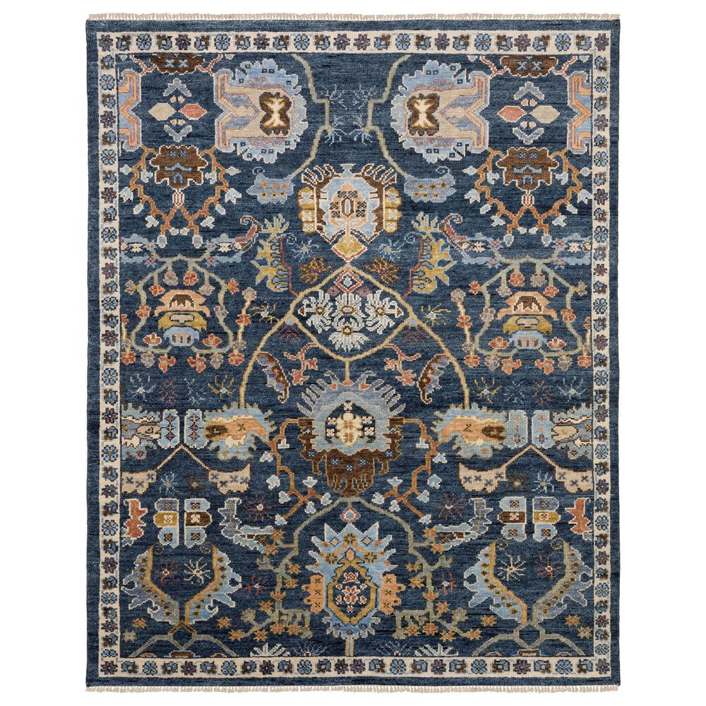Oriental Weavers Majorca MAJ02 Blue and Multicolor 8" x 10" Area Rug, , large