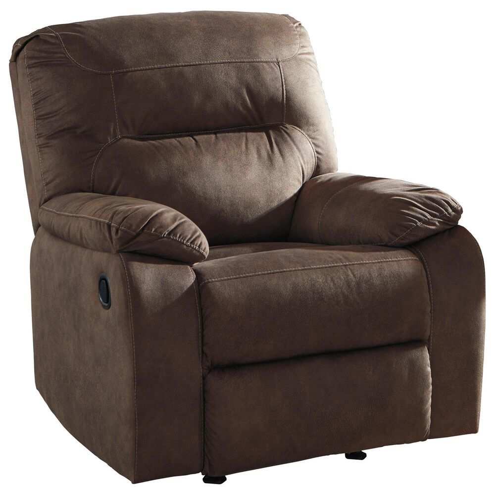 Signature Design by Ashley Bolzano Manual Rocker Recliner in Coffee, , large