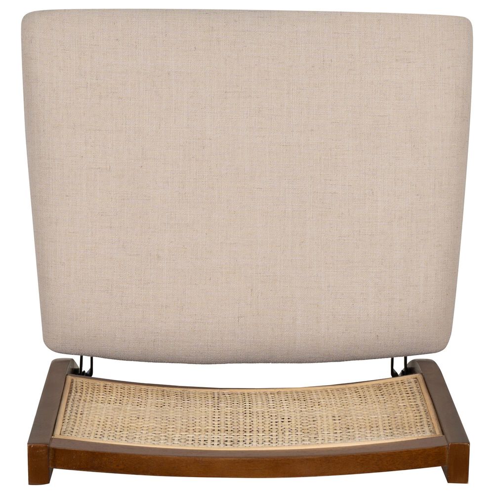 Linon Home Decor Bauer Cane Folding Side Chair in Walnut, , large