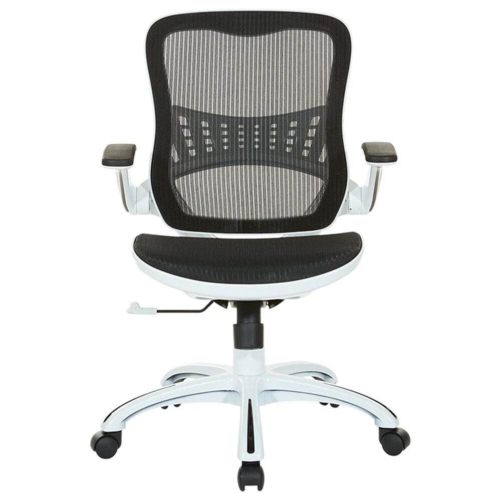 OSP Home Riley Mesh Back Office Chair in Black, , large