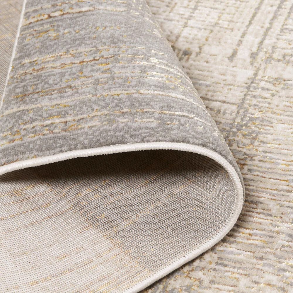 Feizy Aura 10&#39; x 13&#39;2&quot; Gold and Beige Area Rug, , large