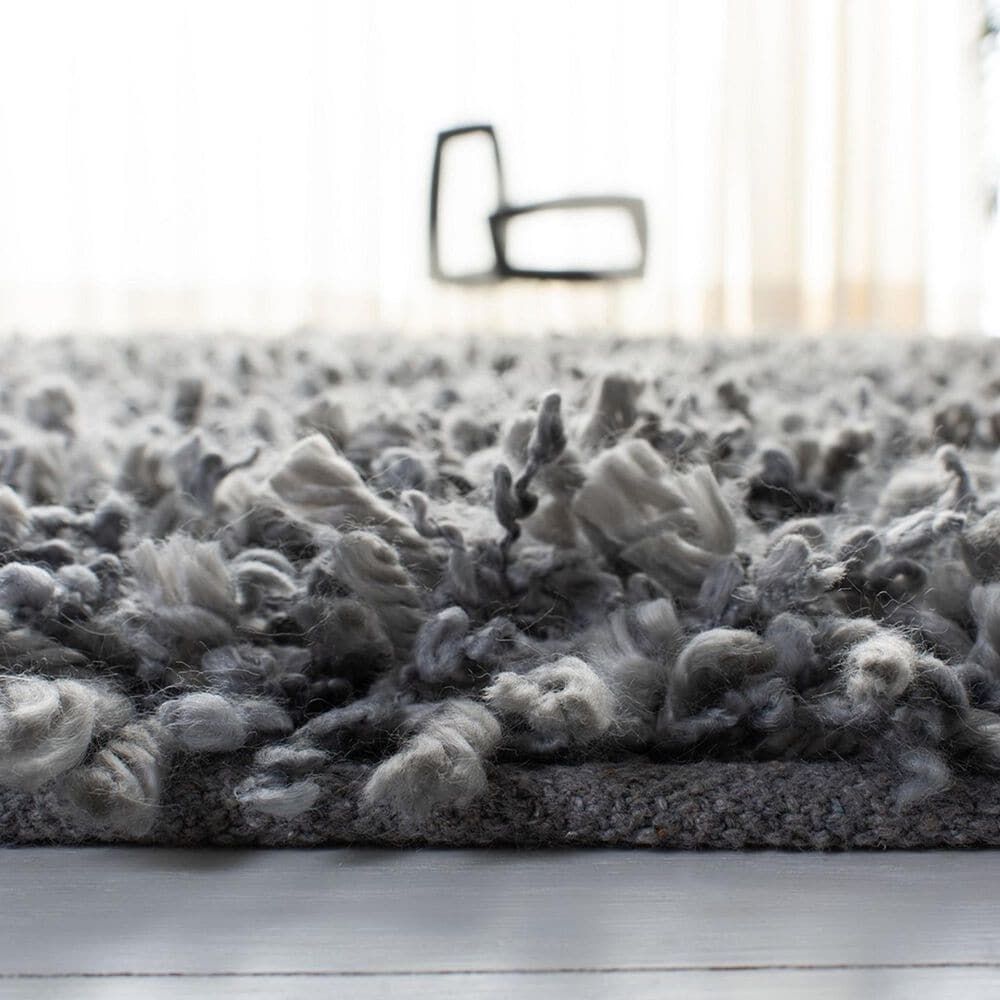 Safavieh Sheep Shag SSG212G 4&#39; x 6&#39; Silver Area Rug, , large