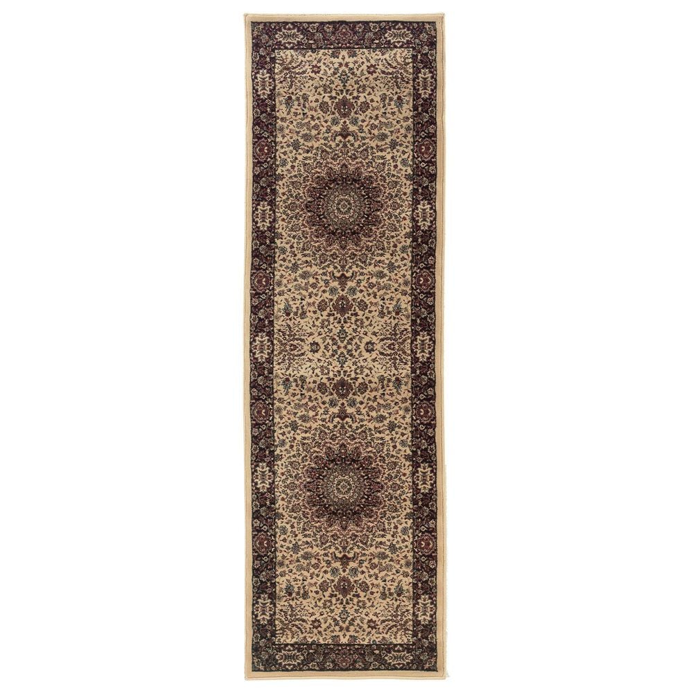 Oriental Weavers Ariana 95I 2"3"" x 7"9"" Cream Runner, , large
