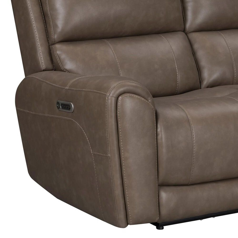 Simeon Collection Hancock Power Reclining Zero Gravity Sofa with Drop Down Table in Bette Hazel, , large