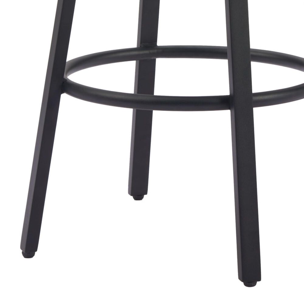 Zuo Modern Midnight Wave Patio Barstool in White, , large