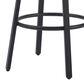 Zuo Modern Midnight Wave Patio Barstool in White, , large