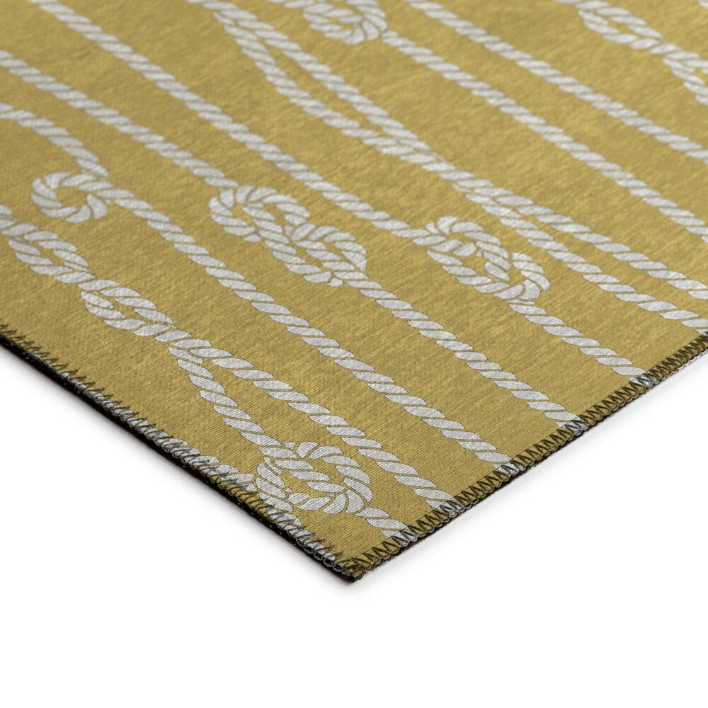 Dalyn Rug Company Harbor 5&#39; x 7&#39;6&quot; Gold Indoor/Outdoor Area Rug, , large