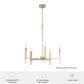 Hunter Sunjai 5-Light Chandelier in Alturas Gold, , large