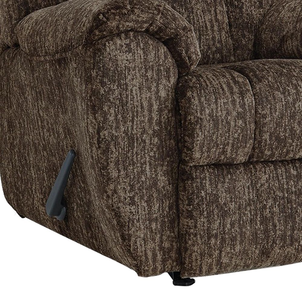 Ashley Stayfish Manual Rocker Recliner in Chocolate, , large