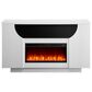 Global Furniture USA Aveena 76-Inch Fireplace in White, , large