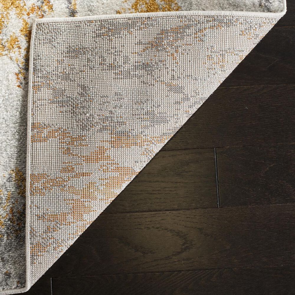 Safavieh Madison MAD608K 5&#39; Square Cream and Orange Area Rug, , large