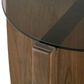 Rowe Furniture Nova End Table Glass Top in Cinder, , large