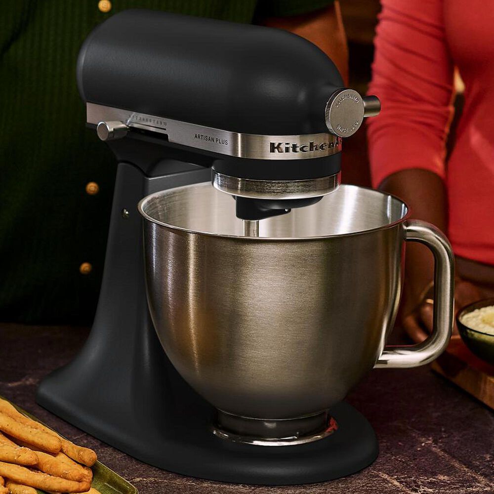 KitchenAid Artisan Plus 5-Quart Stand Mixer in Black Matte, , large
