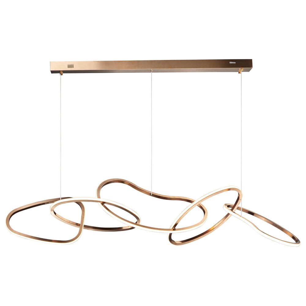Maxim Lighting Unity 5-Light LED Pendant in Brushed Champagne, , large