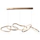 Maxim Lighting Unity 5-Light LED Pendant in Brushed Champagne, , large