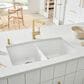 Blanco Performa 33" Equal Double Bowl Kitchen Sink in White, , large