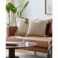 Surya Ryazan 20" Square Pillow Cover in Beige and Cream, , large