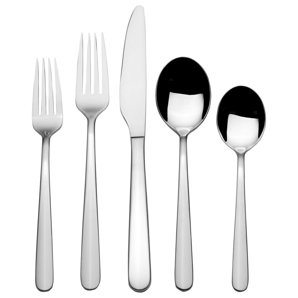 Lifetime Brands Parsons 20-Piece Flatware Set in Stainless Steel, Service for 4, , large