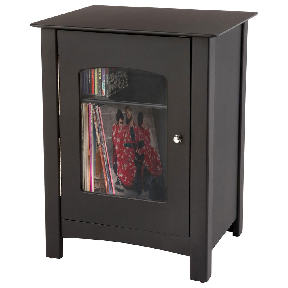 Crosley Furniture Bardstown Turntable Stand in Black, , large
