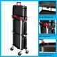 Timberlake Pack-N-Roll Folding Collapsible Service Cart in Black, , large