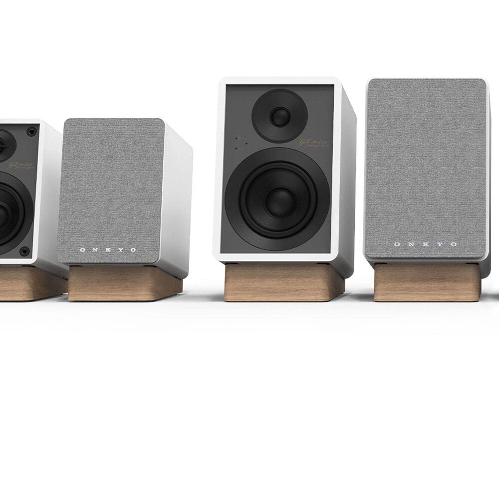 Klipsch Flexus 3&quot; Powered Monitors Bookshelf Speakers Pair in White, , large